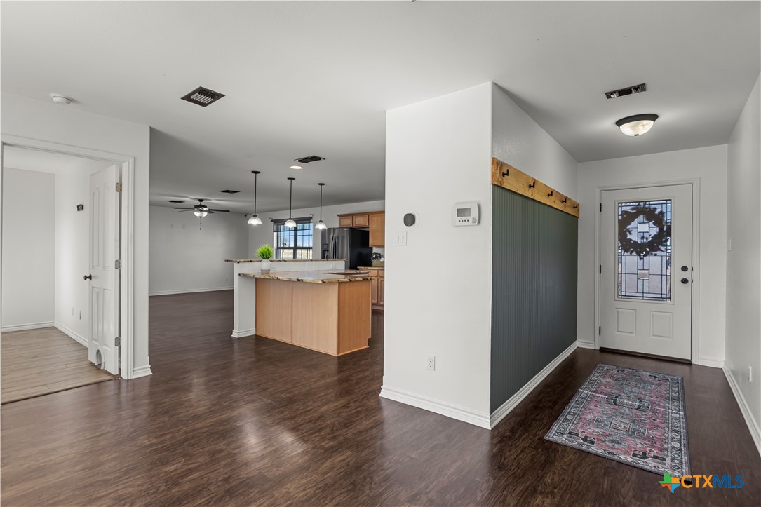 519 Pleasant View Road Troy, TX 76579 - Photo 5 of 33 a view of kitchen with wooden floor