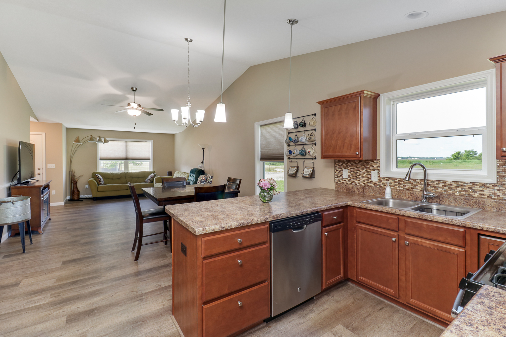 51 Winding Way Bloomington, IL 61705 - Photo 12 of 39 a kitchen with lots of counter space and a sink