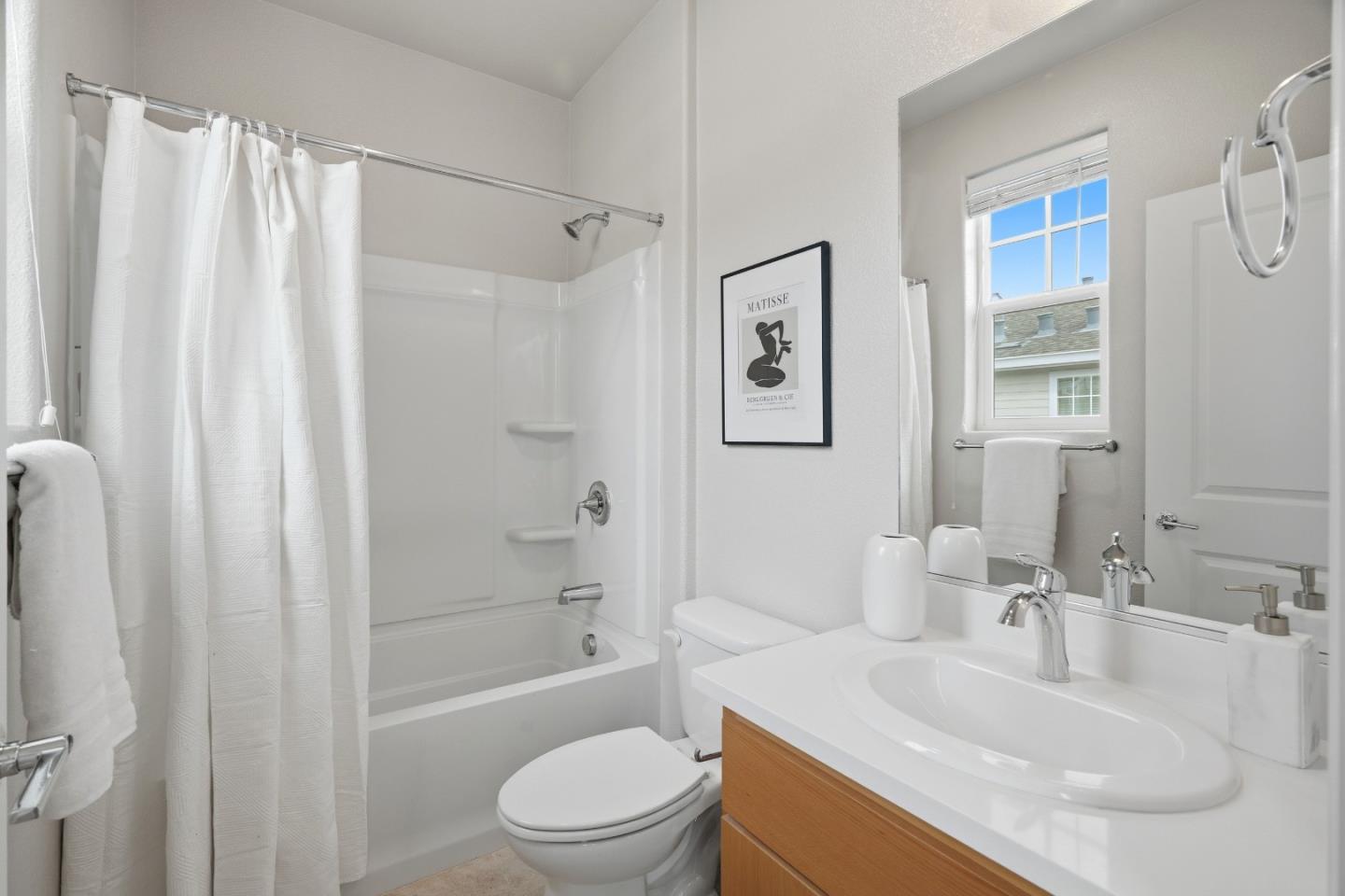 217 Orbit Way Mountain View, CA 94043 - Photo 27 of 53 a bathroom with a granite countertop sink toilet and shower