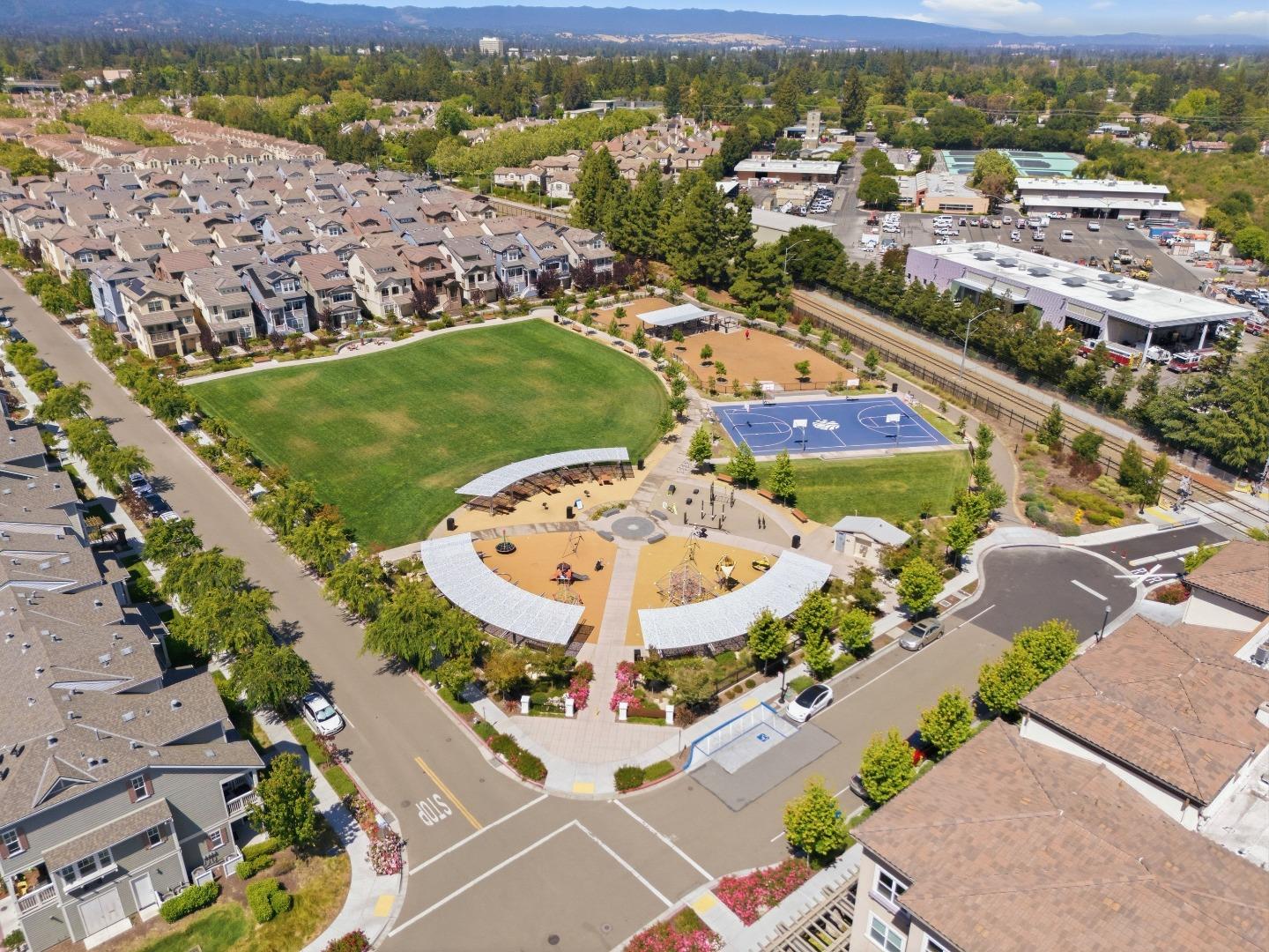 217 Orbit Way Mountain View, CA 94043 - Photo 49 of 53 an aerial view of a residential houses with outdoor space