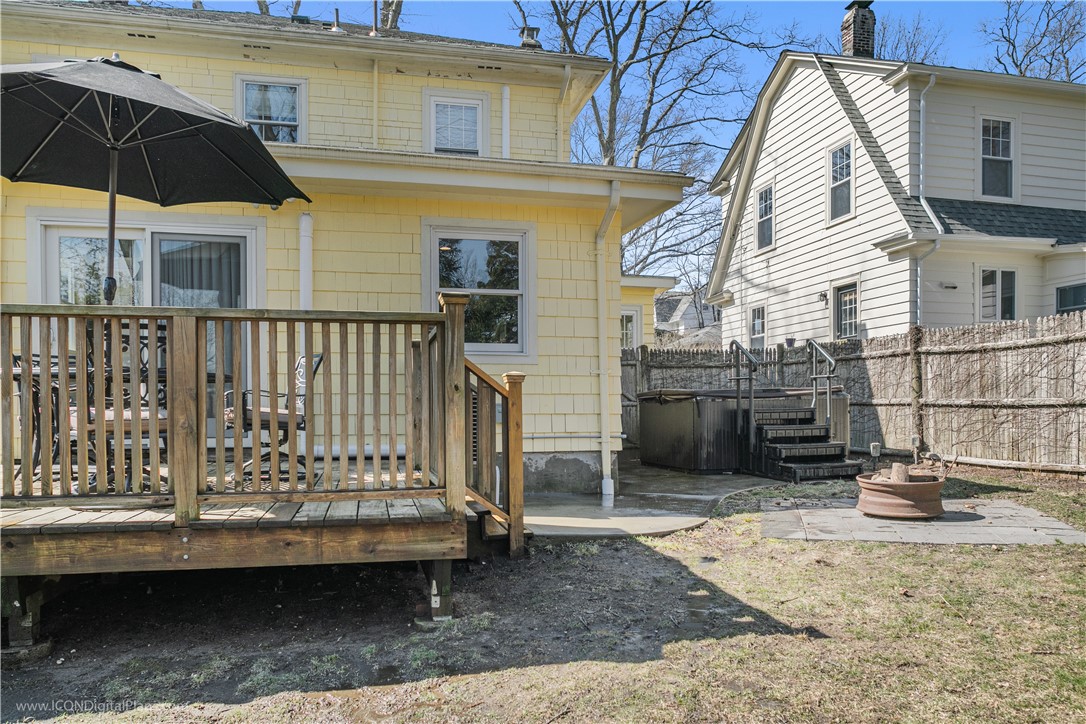 19 Cold Spring Street Providence, RI 02906 - Photo 47 of 50 Deck and Hot Tub