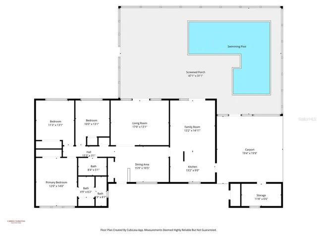 $550,000 | 11006 Carrollwood Drive, Tampa, FL 33618
