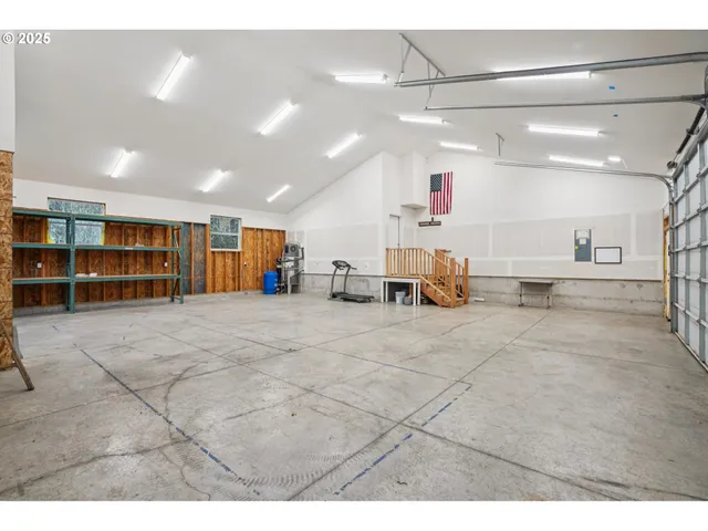 a view of a livingroom with storage & utility