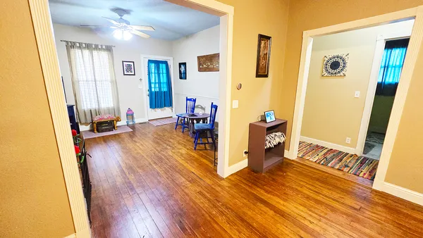 a view of a living room