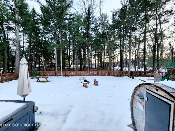 a view of outdoor space with seating