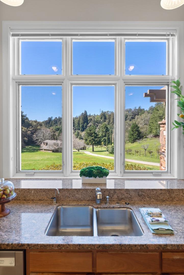 4575 Paul Sweet Road Soquel, CA 95073 - Photo 15 of 55 a kitchen sink sitting next to a window