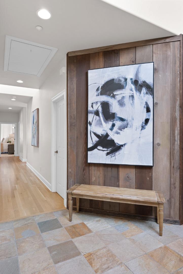 4575 Paul Sweet Road Soquel, CA 95073 - Photo 22 of 55 a view of a hallway with a painting on the wall