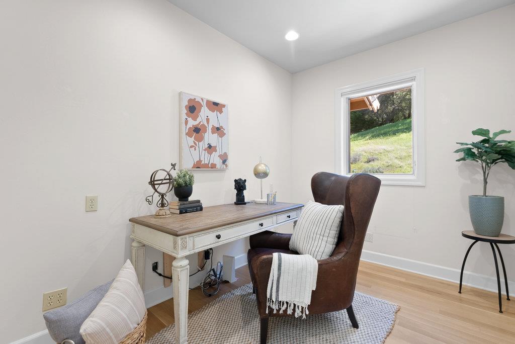 4575 Paul Sweet Road Soquel, CA 95073 - Photo 28 of 55 a view of a dining room with furniture window and wooden floor