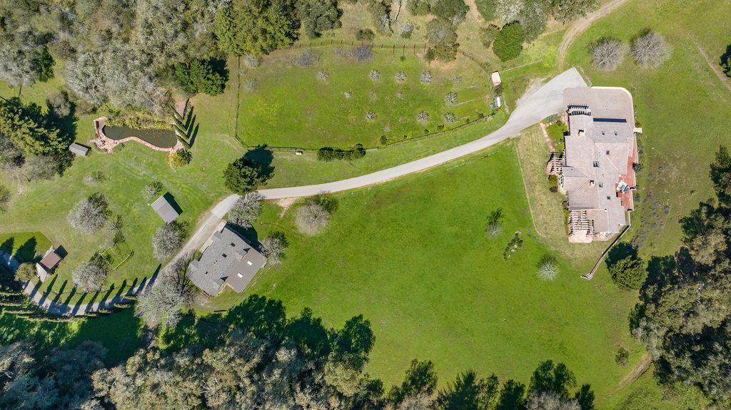 4575 Paul Sweet Road Soquel, CA 95073 - Photo 38 of 55 a view of a swimming pool with a garden