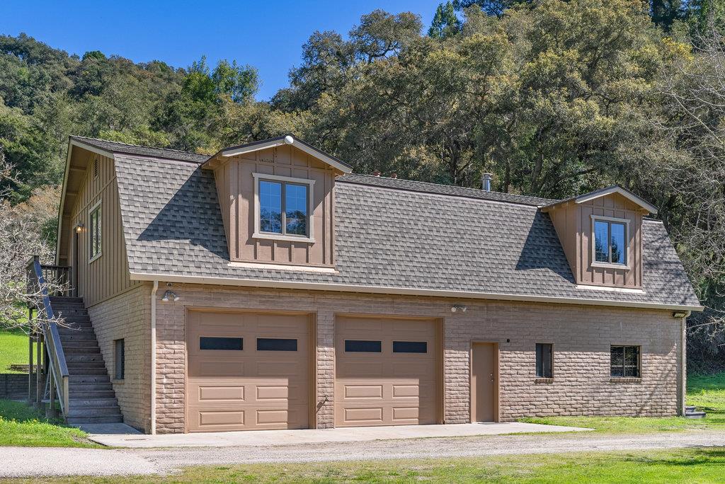4575 Paul Sweet Road Soquel, CA 95073 - Photo 39 of 55 a front view of a house with a garden