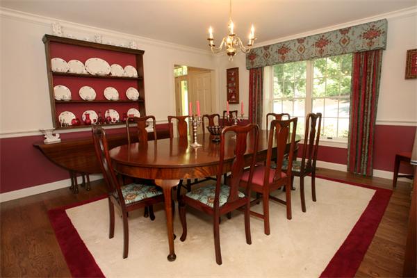 32 Chandler Road Boxford, MA 01921 - Photo 11 of 28 a view of a dining room with furniture window and wooden floor