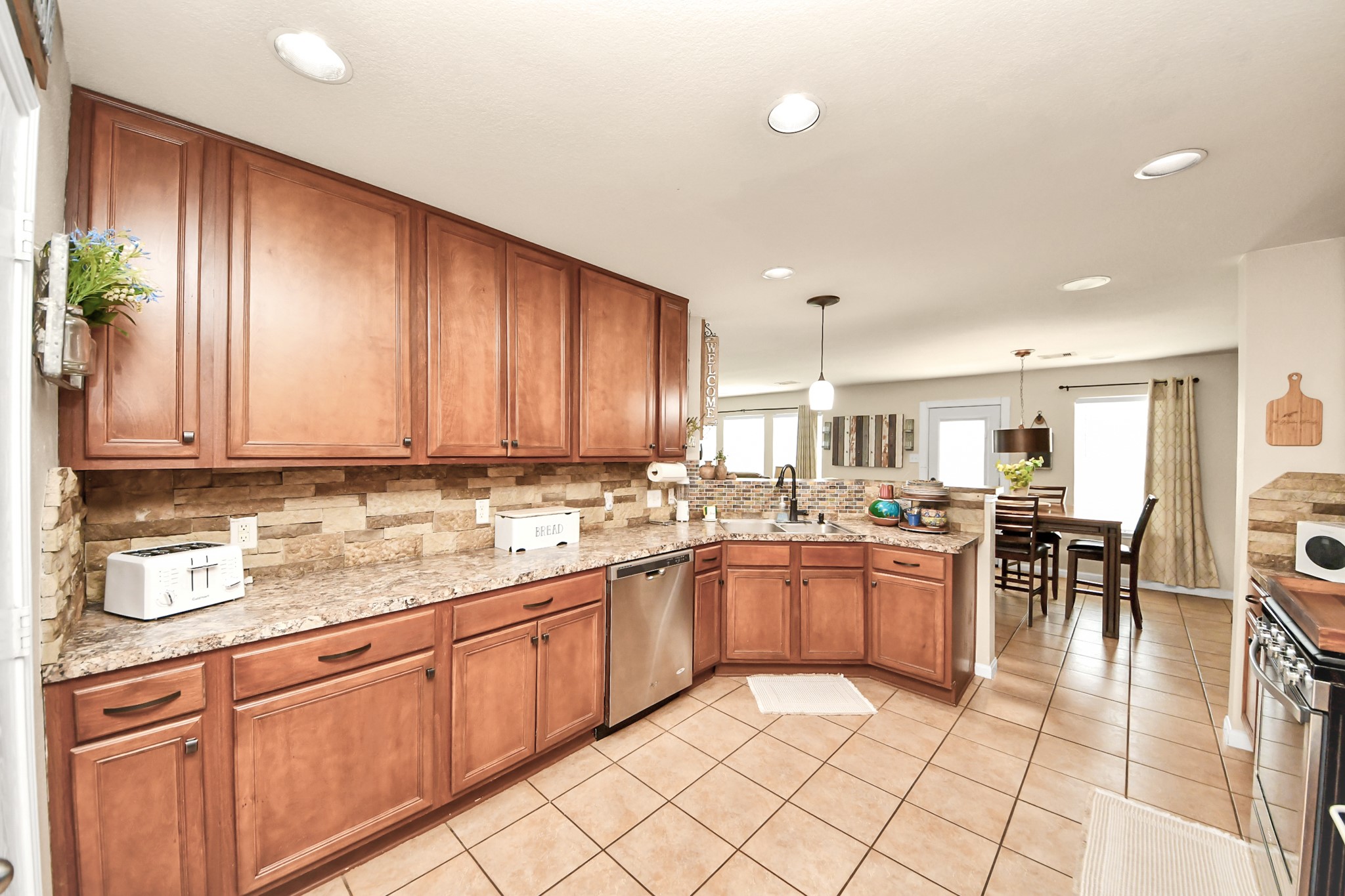 3007 Swift Brook Glen Way Spring, TX 77389 - Photo 16 of 32 Another view of the spacious kitchen