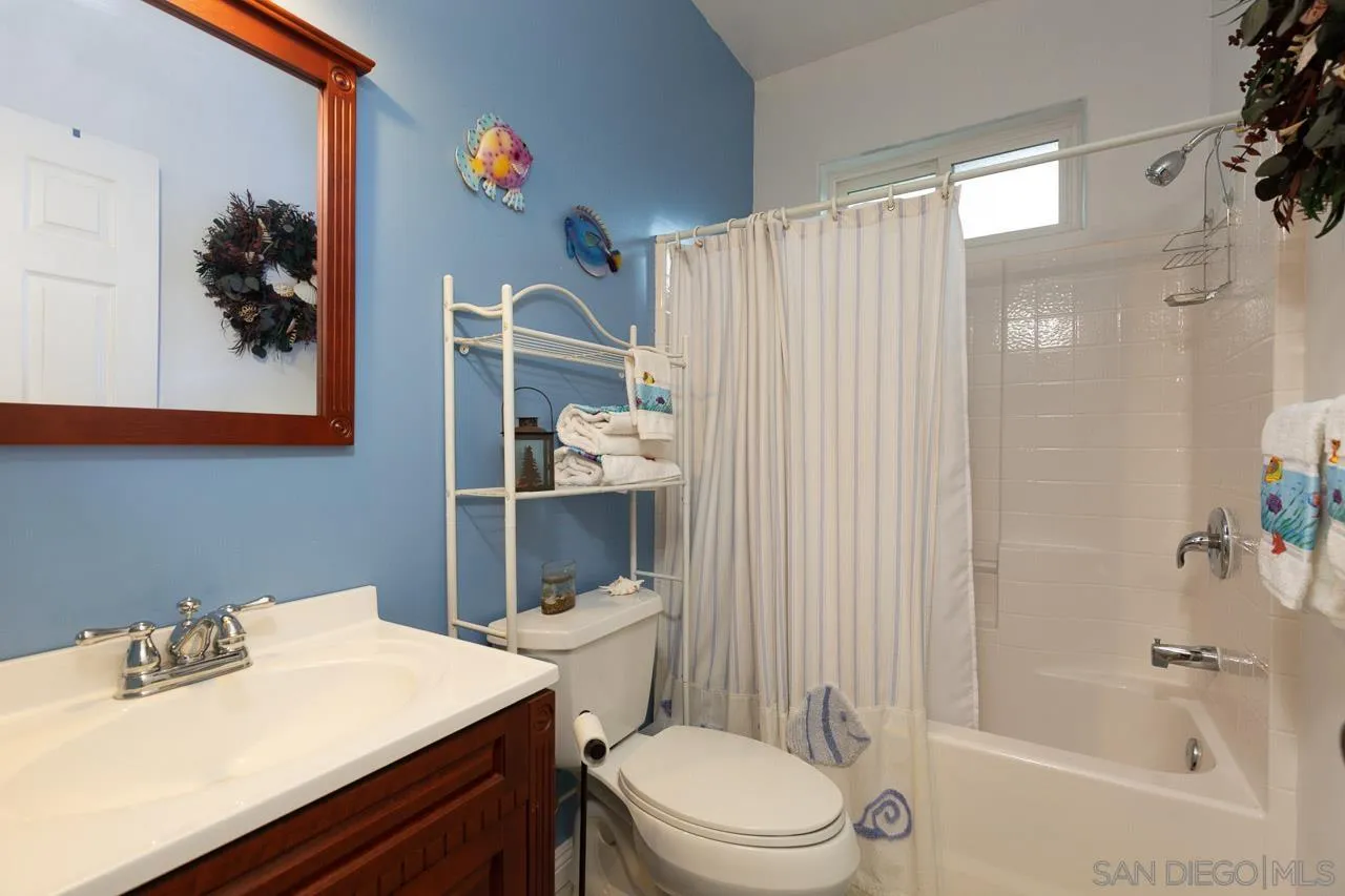 8048 High Hill Road Julian, CA 92036 - Photo 16 of 30 a bathroom with a sink toilet and shower