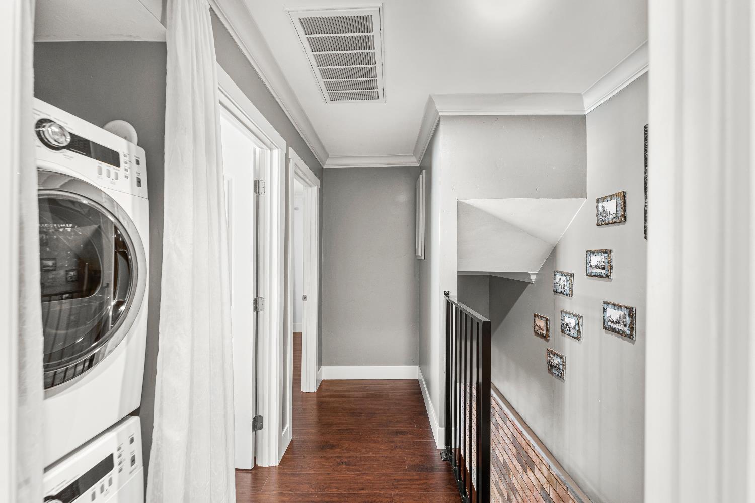 10835 Coloma Road, Unit 3 Rancho Cordova, CA 95670 - Photo 20 of 31 a view of a hallway with washer and dryer