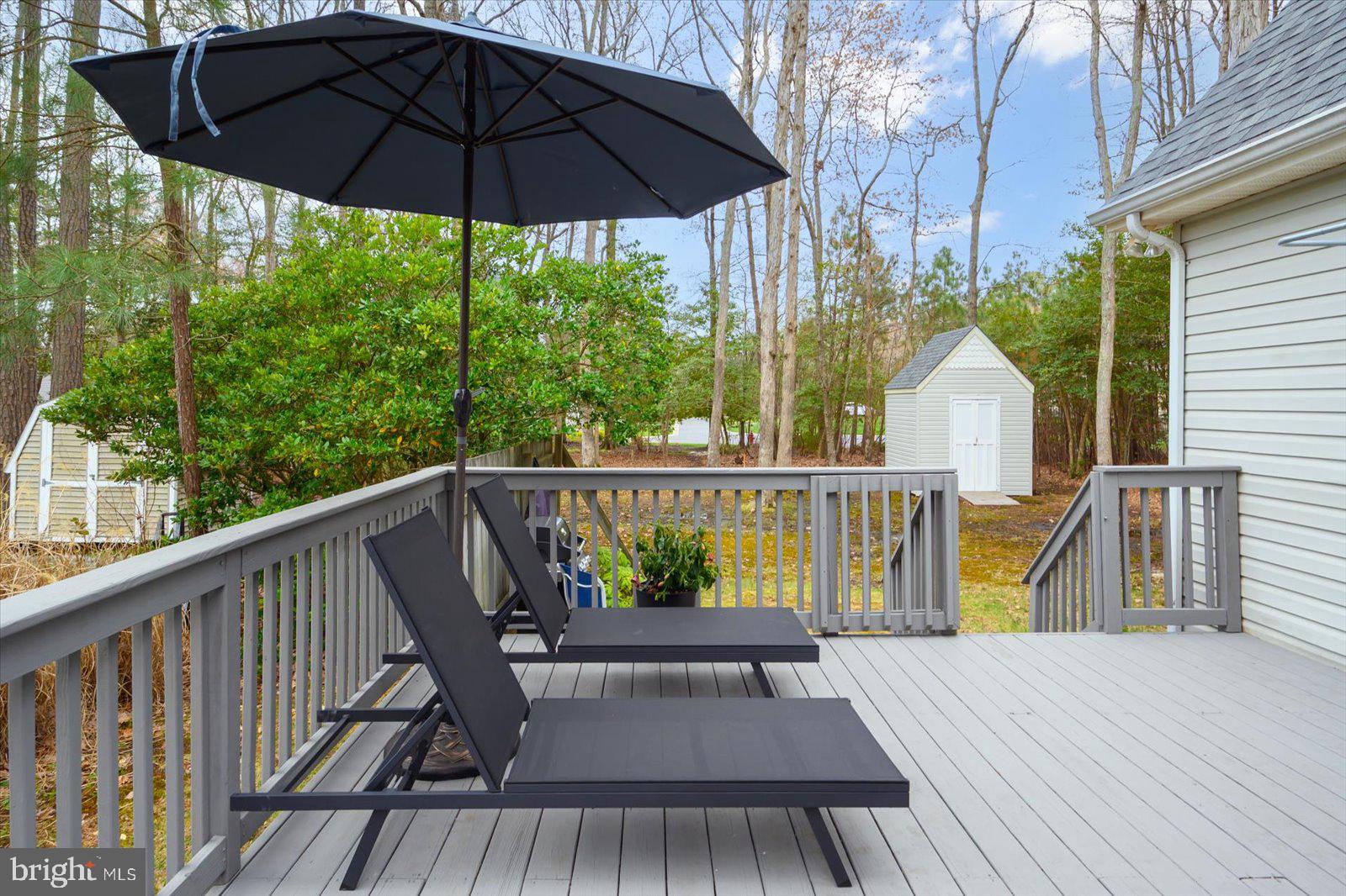 74 Robin Hood Trail Ocean Pines, MD 21811 - Photo 42 of 59 a view of balcony with furniture and wooden deck