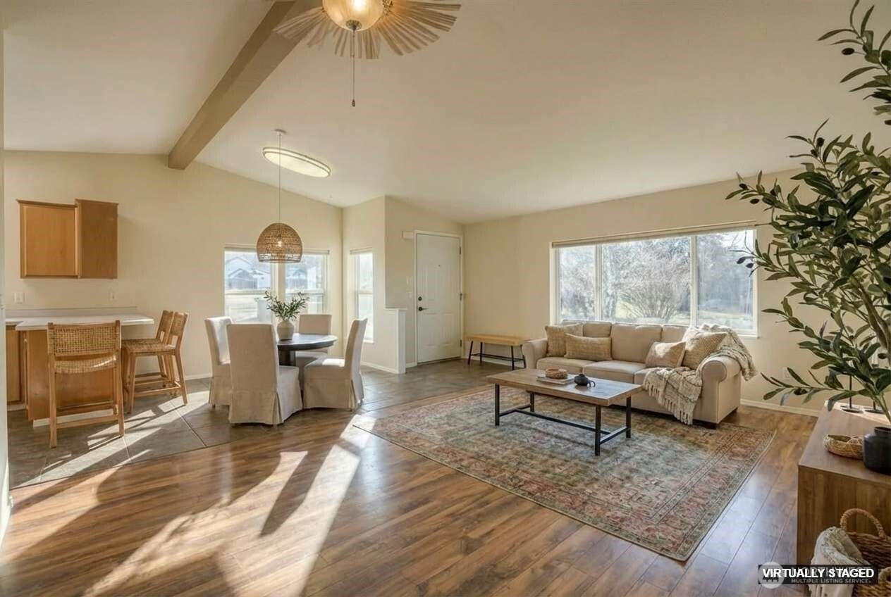4687 Wishkah Road Aberdeen, WA 98520 - Photo 5 of 29 a living room with furniture and a large window