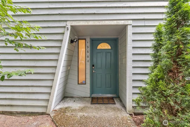 a view of front door