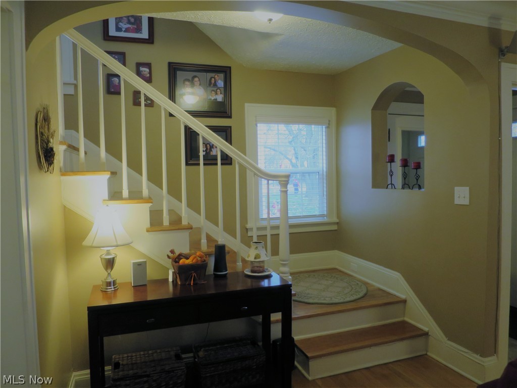 3339 Avalon Road Cleveland, OH 44120 - Photo 16 of 27 Closeup of architectural details on stairs leading to second floor.