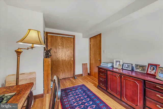 a car parked in a garage