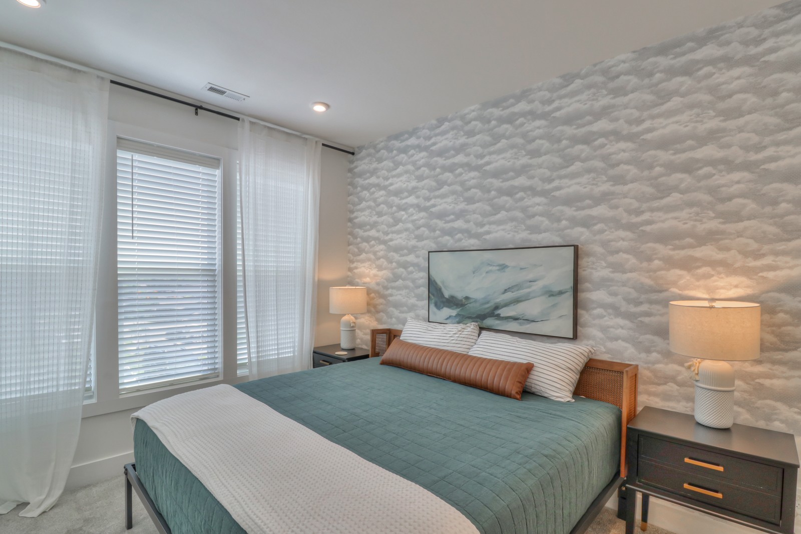 500 Creative Way, Unit 4 Madison, TN 37115 - Photo 14 of 38 a bedroom with a bed and wooden floor