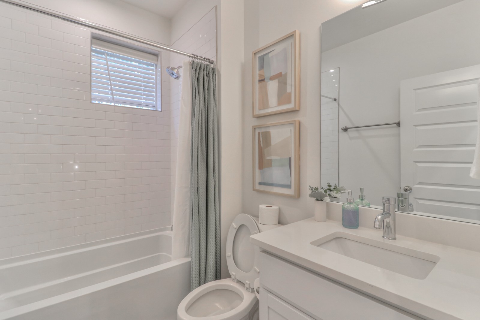 500 Creative Way, Unit 4 Madison, TN 37115 - Photo 24 of 38 a bathroom with a granite countertop sink toilet and shower