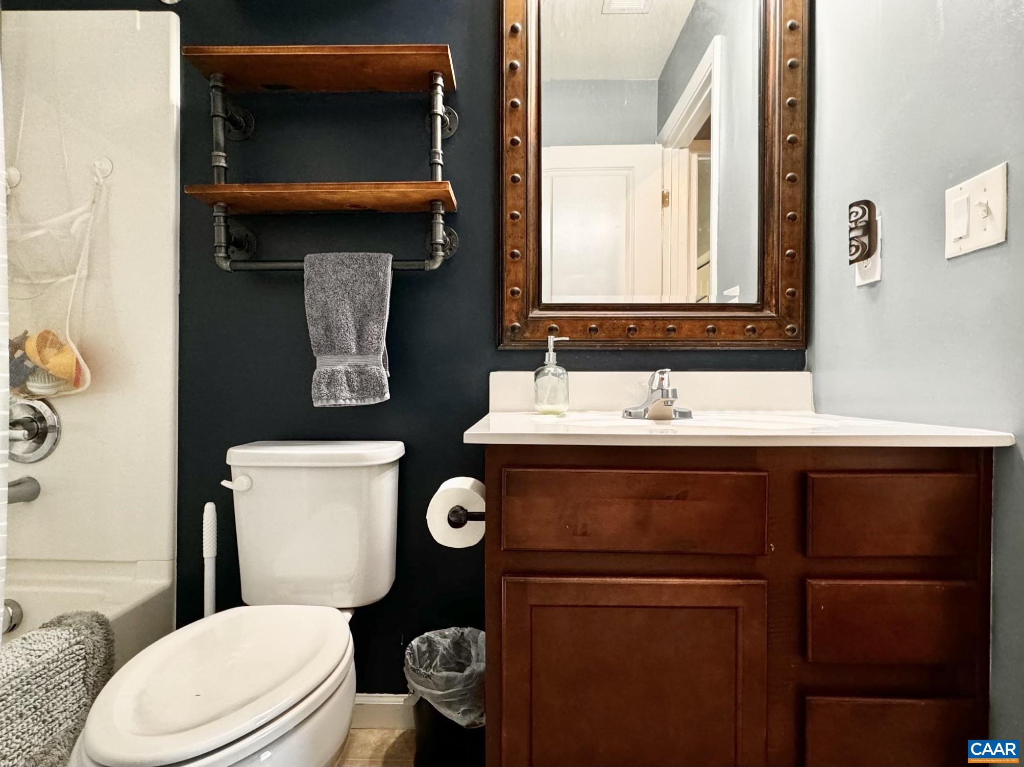155 Richards Court Ruckersville, VA 22968 - Photo 24 of 51 a bathroom with a sink a toilet and a mirror