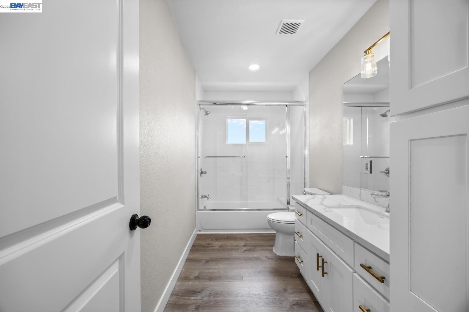 47 North 2nd Street Rio Vista, CA 94571 - Photo 18 of 21 a bathroom with a double vanity sink toilet and shower