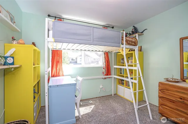 a room with furniture and window