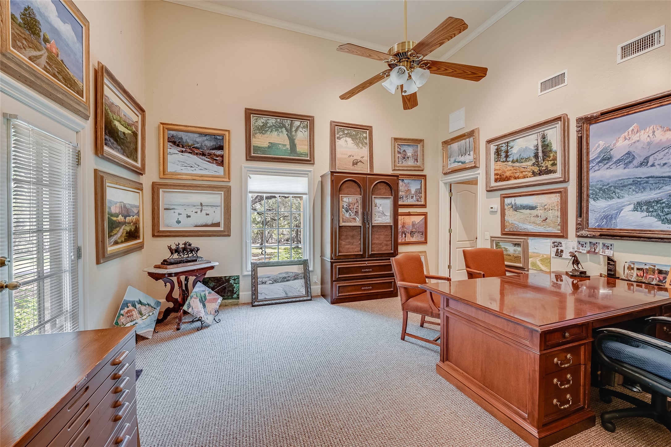 8611 Young Lane Austin, TX 78737 - Photo 24 of 40 a living room with furniture and a large window