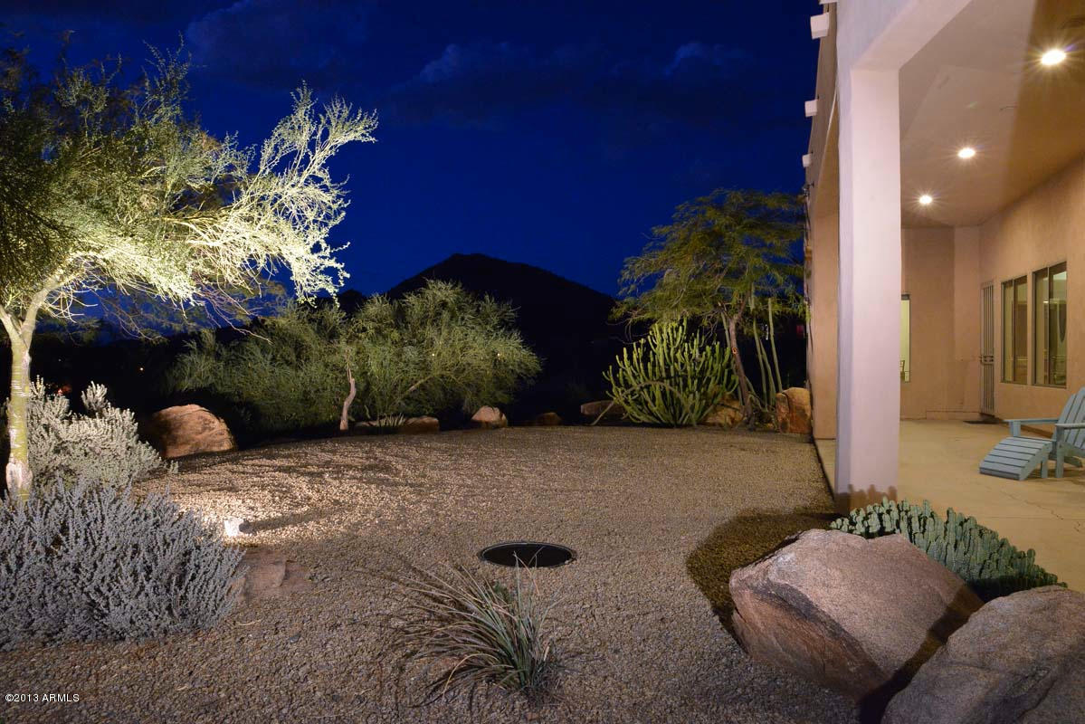 515 East Quartz Rock Road Phoenix, AZ 85085 - Photo 54 of 84 Night-Backyard View