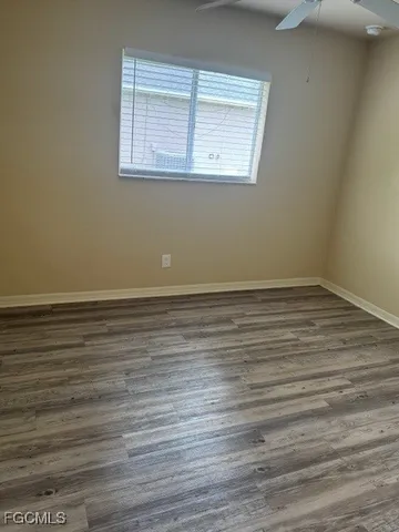 wooden floor in an empty room