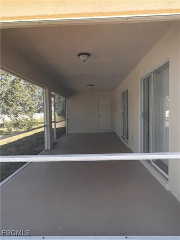 a view of an empty room