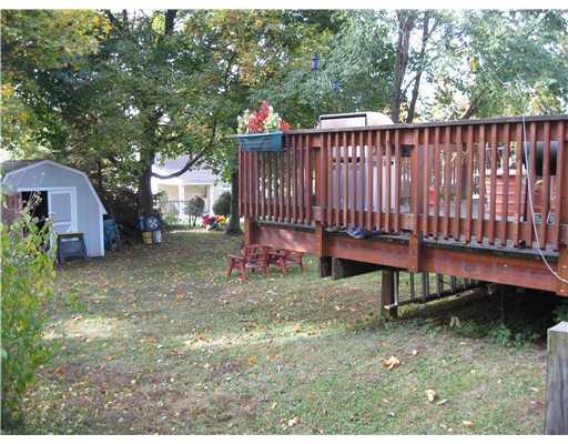 115 East Rockenstein Avenue Butler, PA 16001 - Photo 3 of 12 Patio/Deck. Large back deck,level yard, nice landscaping, storage shed.