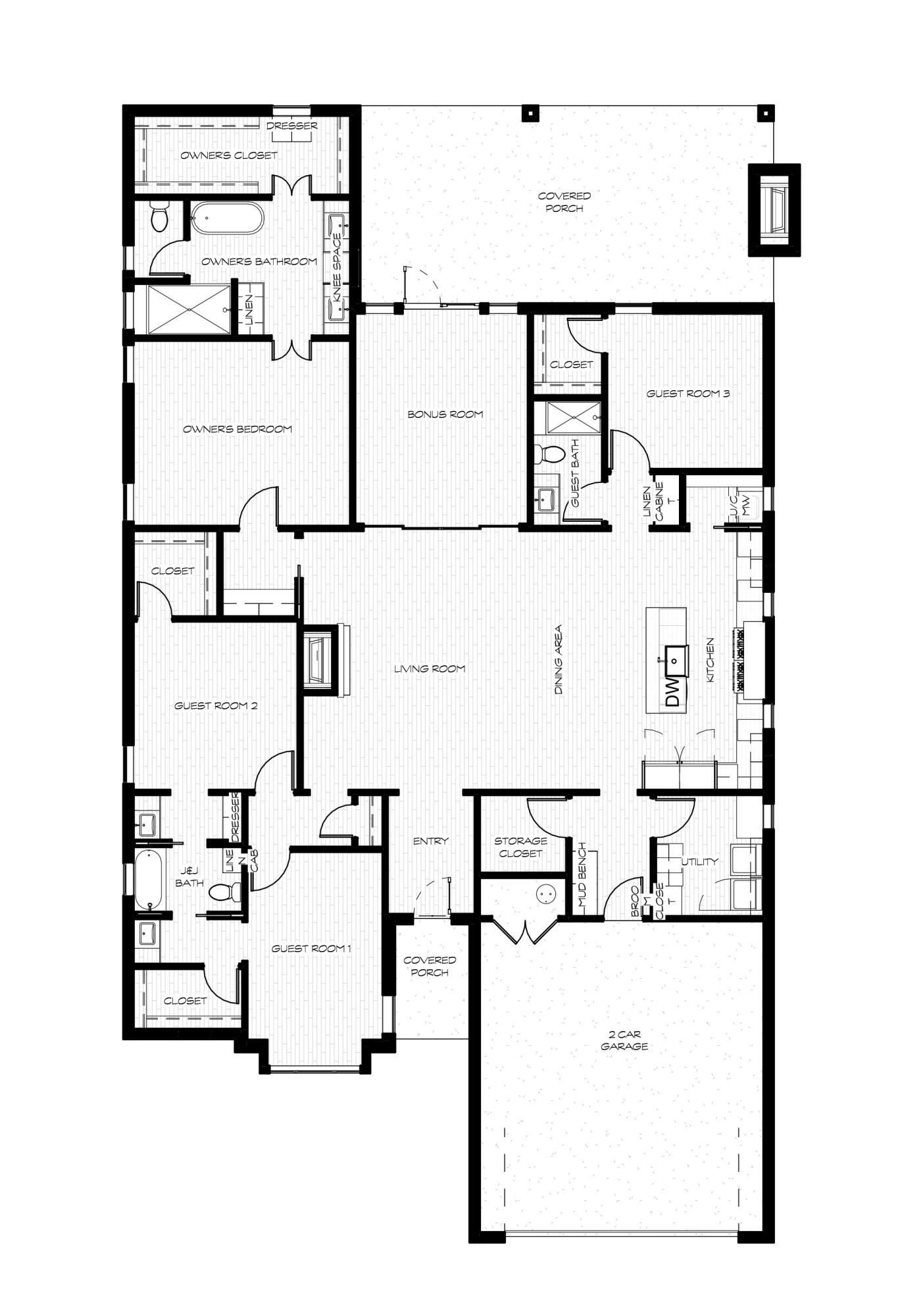 3607 126th Place Lubbock, TX 79423 - Photo 31 of 31 3607 126th Pl-Web Floorplan