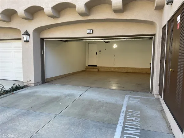 a view of a car garage door
