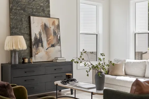 a vase of flowers sitting on a table