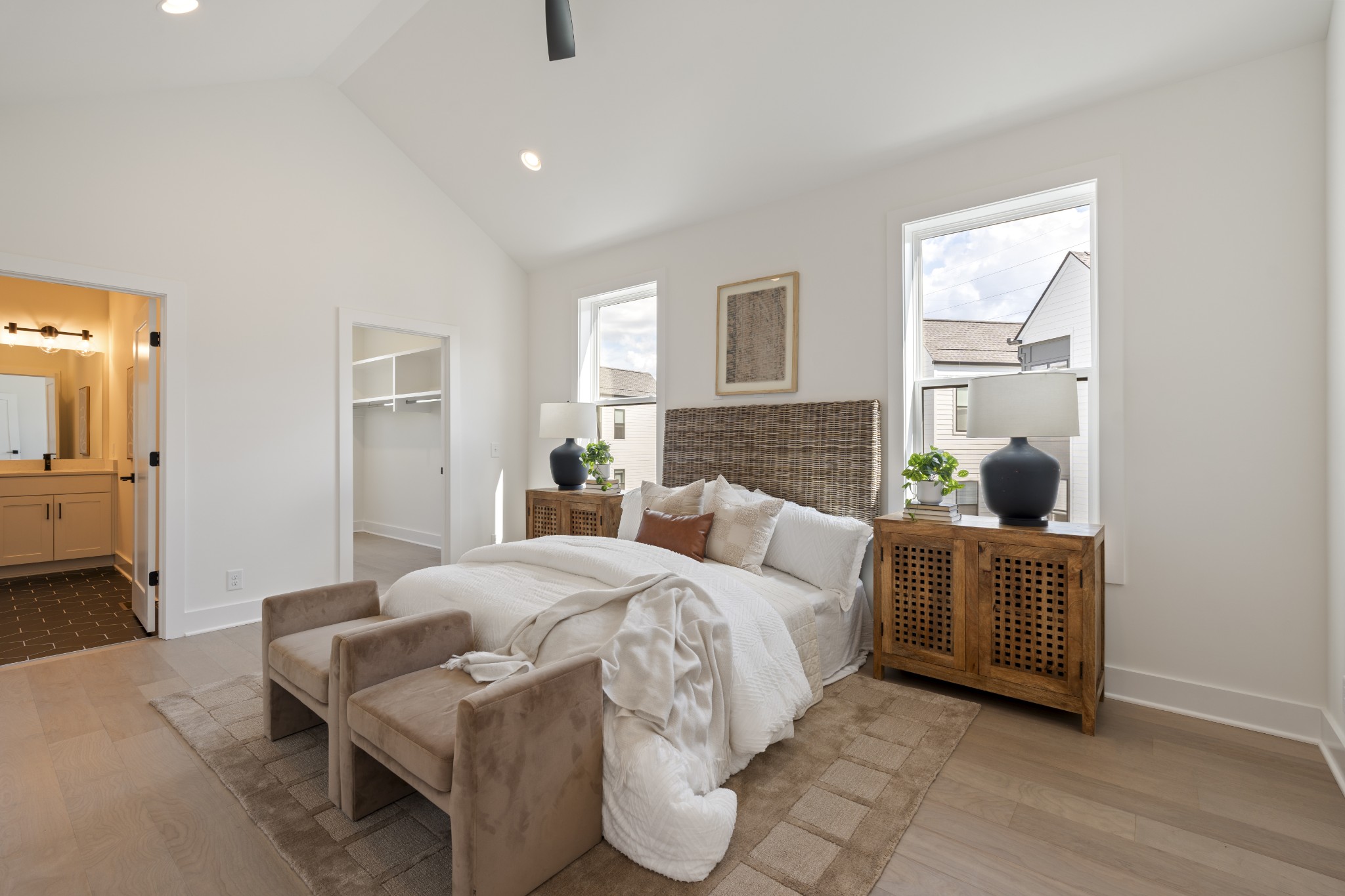 505 Community Court, Unit 11 Nashville, TN 37209 - Photo 24 of 37 a bedroom with a bed and cabinets