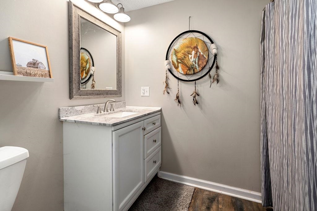 840 Commerce Road Staunton, VA 24401 - Photo 57 of 67 a bathroom with a sink and a mirror