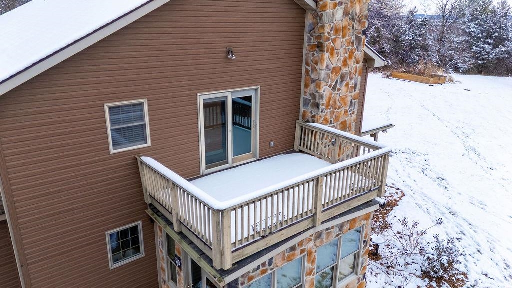 840 Commerce Road Staunton, VA 24401 - Photo 10 of 67 a view of backyard with deck and wooden floor