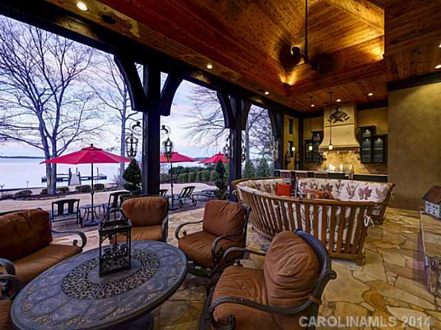 16505 Jetton Road Cornelius, NC 28031 - Photo 4 of 23 a outdoor living space with furniture and a fireplace