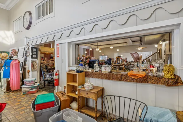 a room with musical instruments