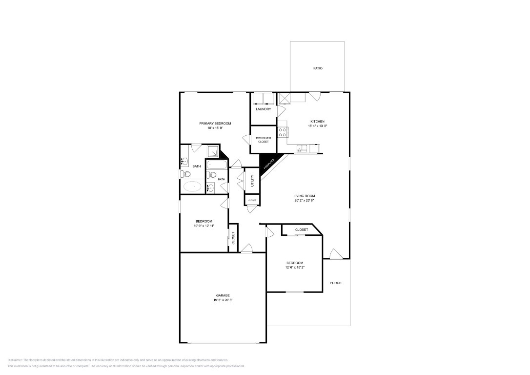 228 Fall Creek Drive Kyle, TX 78640 - Photo 19 of 19 View of property floor plan