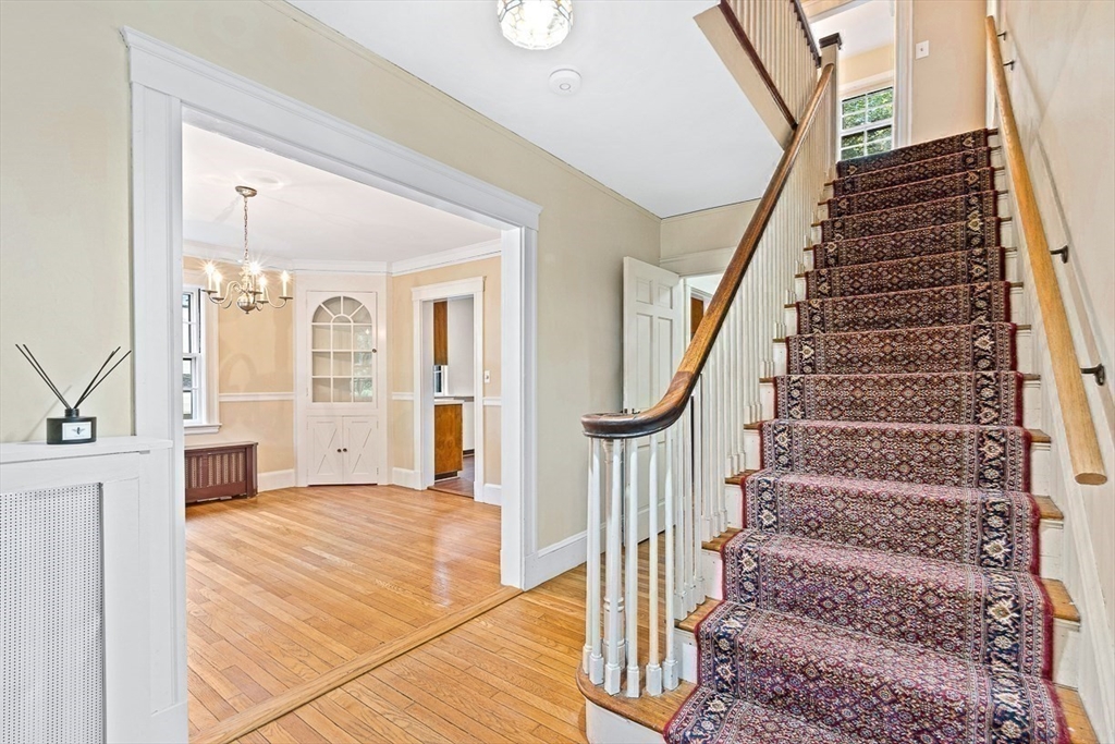 17 Colburn Road Wellesley, MA 02481 - Photo 4 of 30 a view of an entryway with staircase