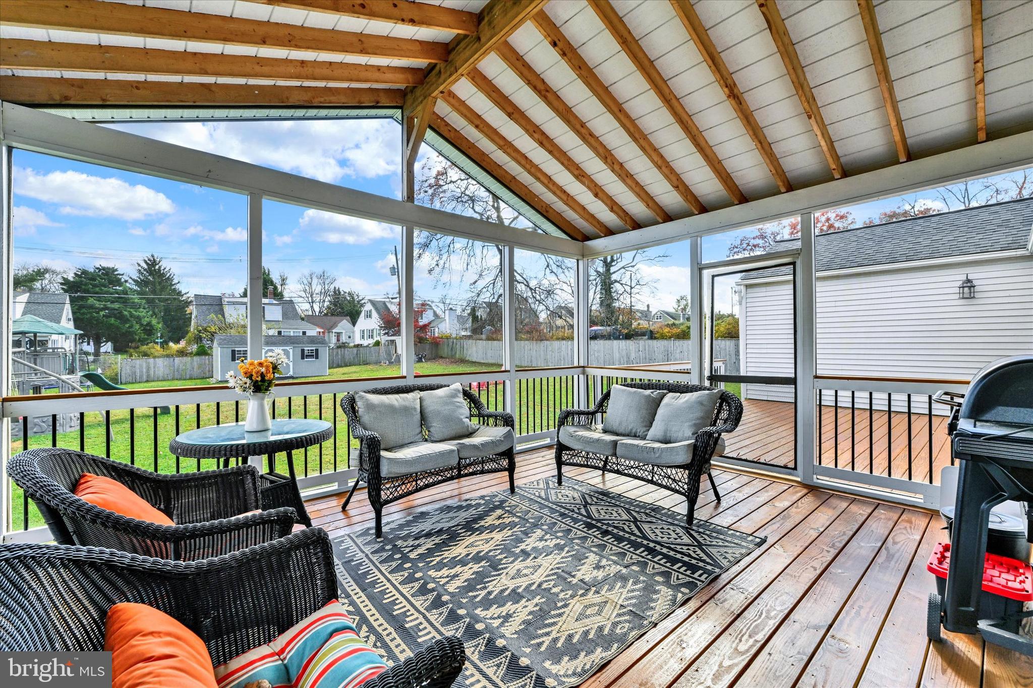 9 Othoridge Road Lutherville-Timonium, MD 21093 - Photo 10 of 37 a balcony with couch and outdoor view