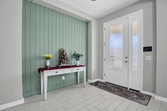 a view of a garden with plants