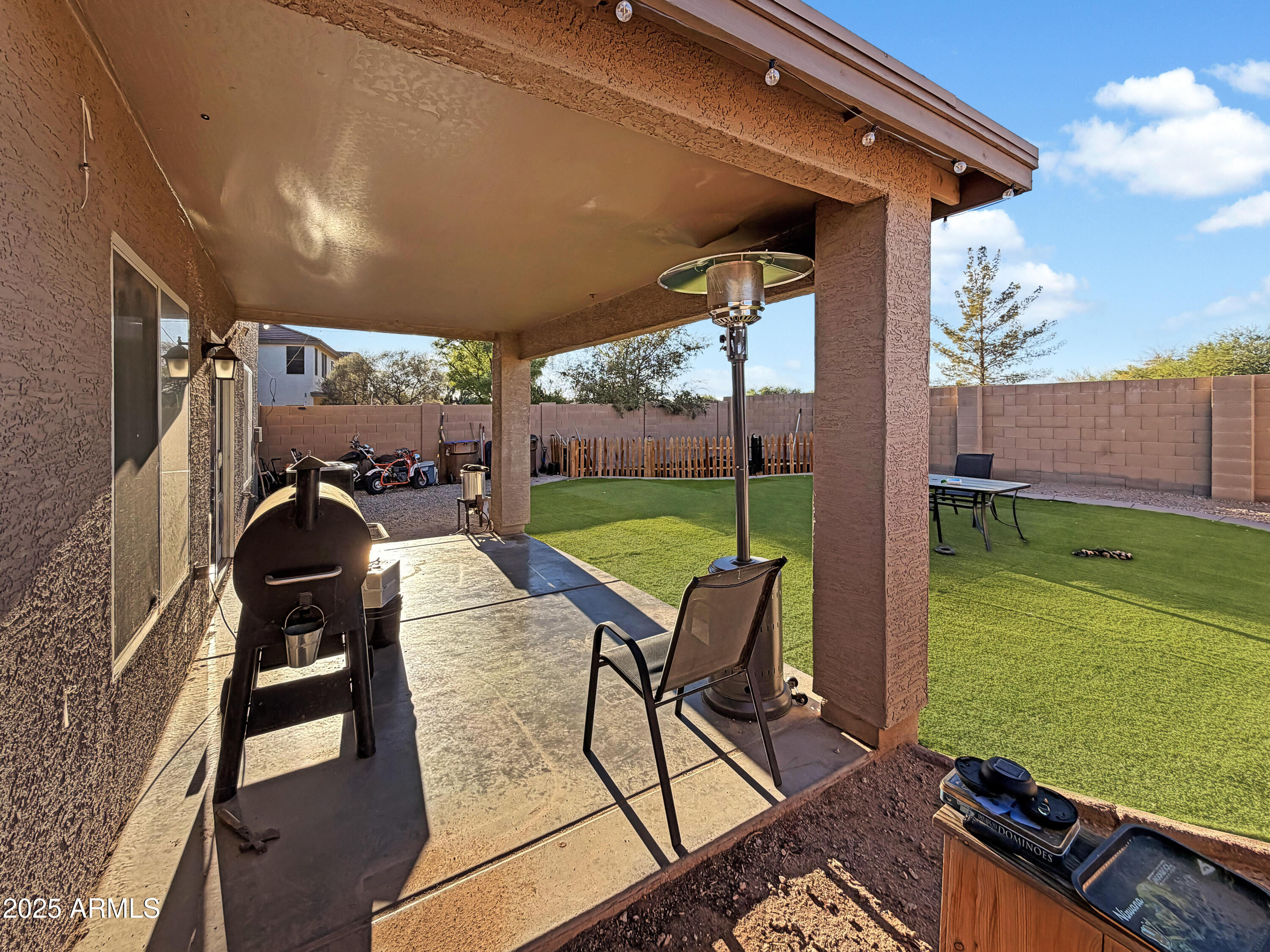 166 South 18 TH Street Coolidge, AZ 85128 - Photo 26 of 31 a view of an outdoor sitting area with swimming pool