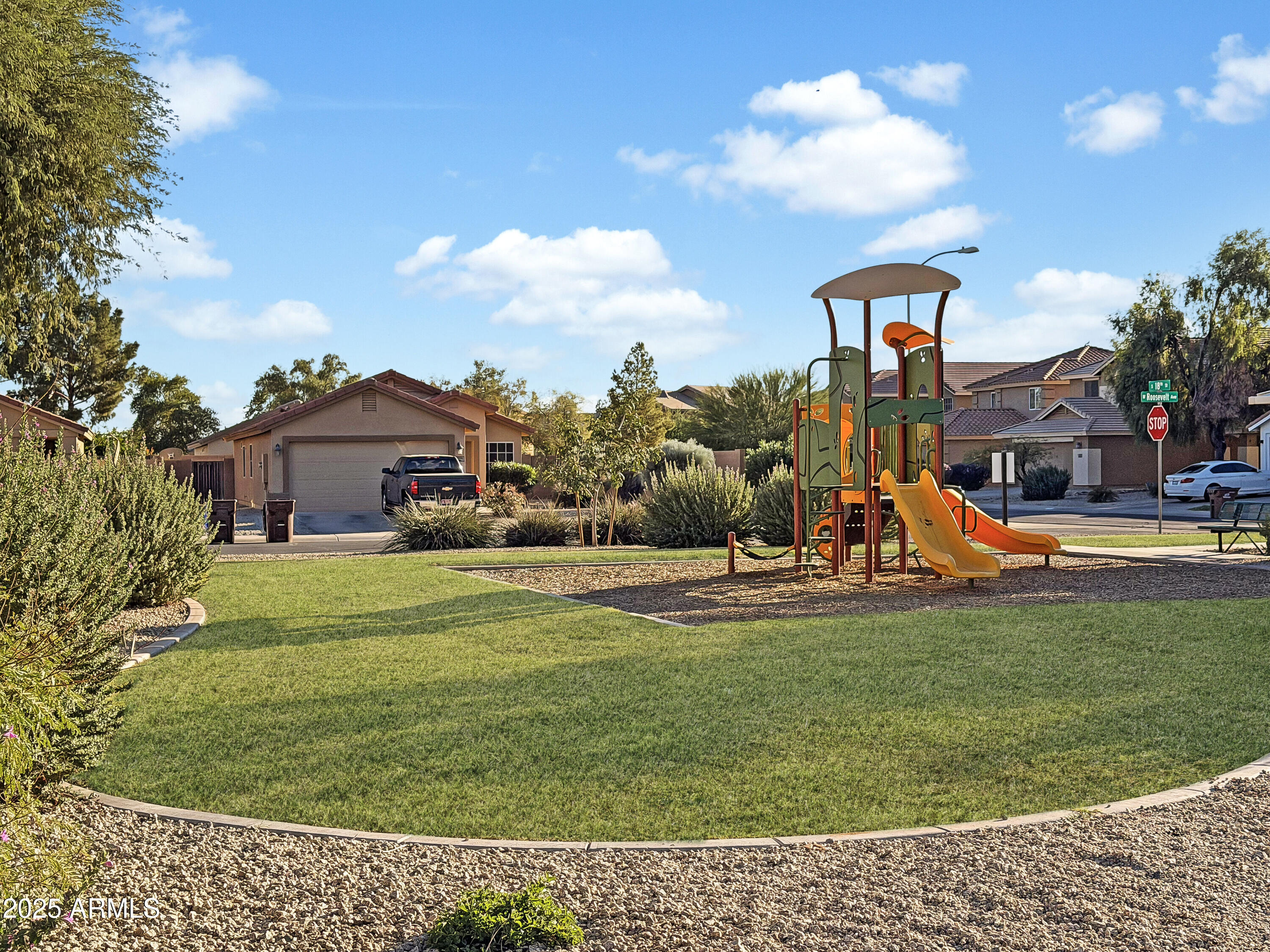 166 South 18 TH Street Coolidge, AZ 85128 - Photo 30 of 31 a view of a house with a swimming pool and a yard