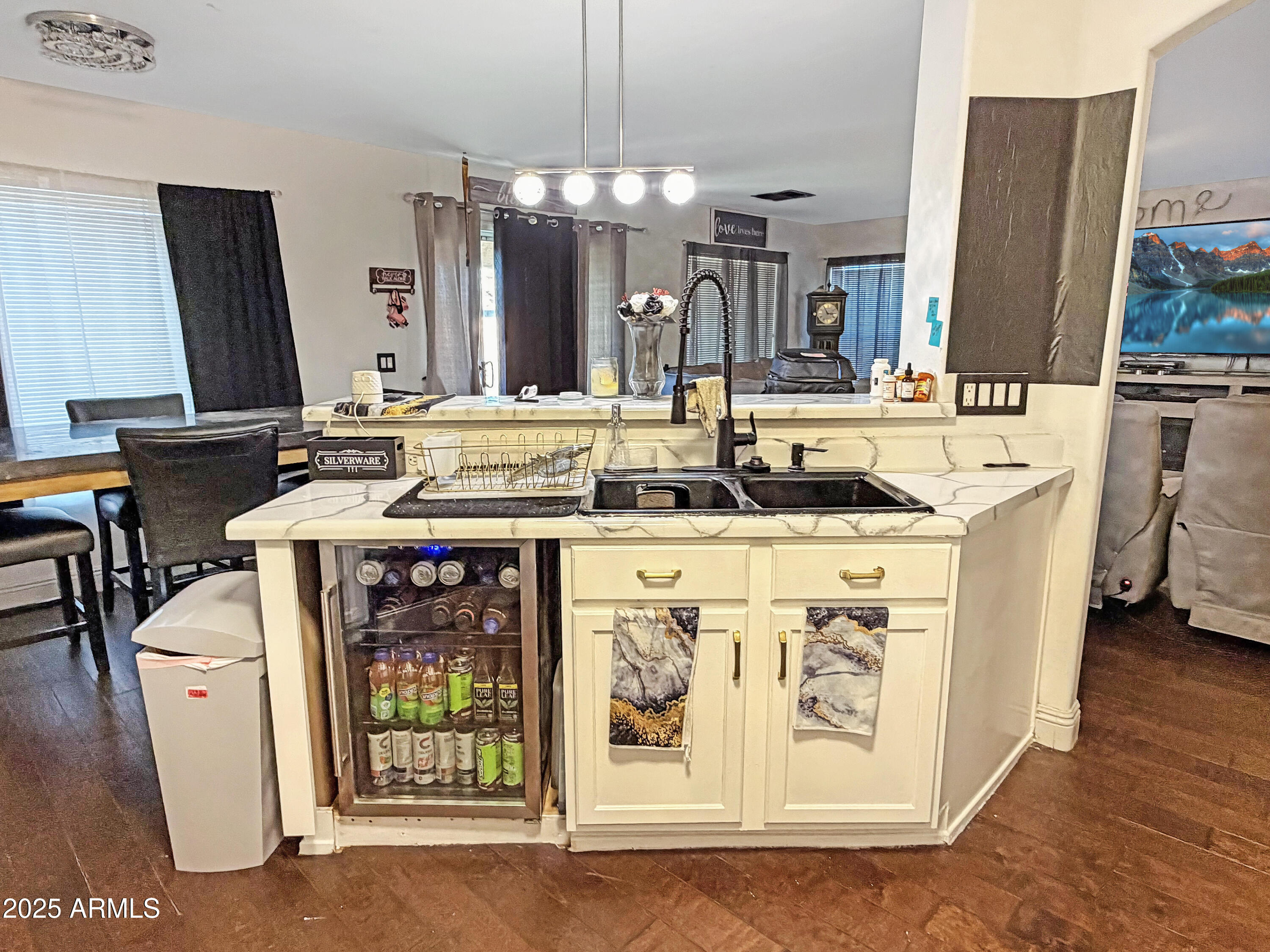 166 South 18 TH Street Coolidge, AZ 85128 - Photo 6 of 31 a bathroom with a sink a vanity and a mirror