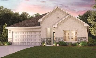 a view of a house with a yard and sitting area