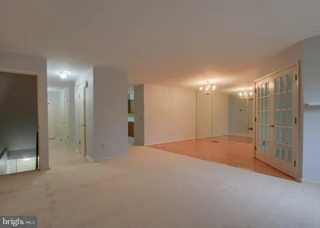 a view of empty room